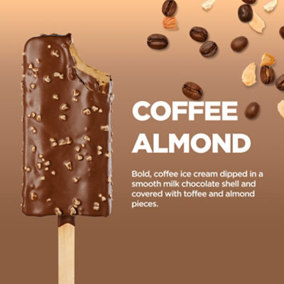 Keto Pint Coffee Almond Ice Cream Bars Zero Sugar Added - 4-11 Fl. Oz. - Image 6