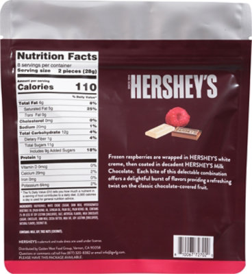 Hersheys Raspberries With White And Milk Chocolate - 8 Oz - Image 6