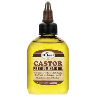 Difeel Hair Oil Castor - 2.5 Fl. Oz. - Image 2