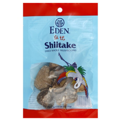 Eden Foods Mushroom Whole Shiitake - 0.88 Oz - Image 1