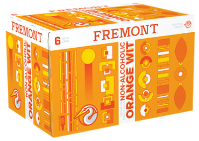 Fremont Non Alcoholic Orange Wit In Cans 6-12 Fl. Oz. - Image 1