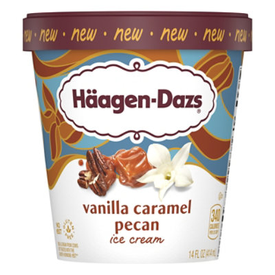 Haagen Dazs Vanilla Caramel Pecan Ice Cream - 14 Fl. Oz. - Image 1