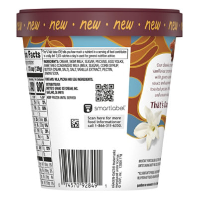 Haagen Dazs Vanilla Caramel Pecan Ice Cream - 14 Fl. Oz. - Image 3