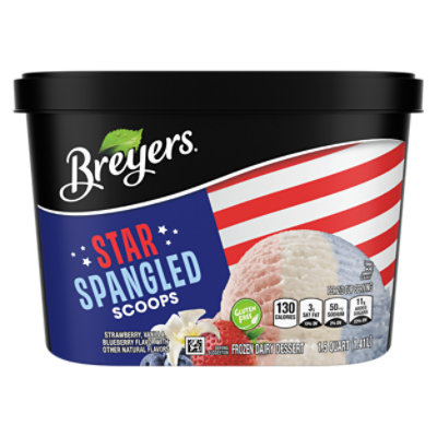 Breyers Ice Cream Star Spangled Scoops - 1.5 Quart - Image 1