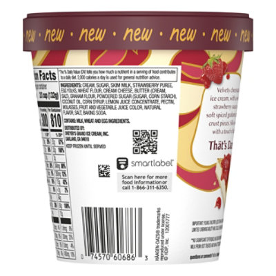 Haagen Dazs New York Strawberry Cheesecake Ice Cream - 14 Fl. Oz. - Image 4
