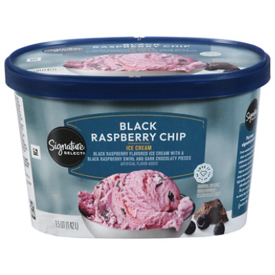 Signature Select Ice Cream Black Raspberry Chip - 1.5 Quart - Image 3