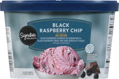 Signature Select Ice Cream Black Raspberry Chip - 1.5 Quart - Image 6