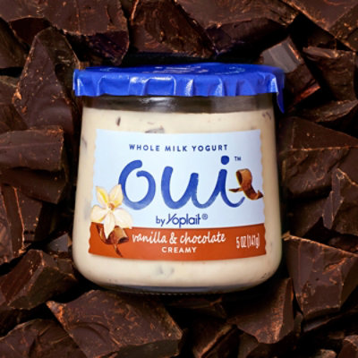 Oui By Yoplait Creamy Vanilla And Chocolate Whole Milk Yogurt - 5 Oz - Image 2
