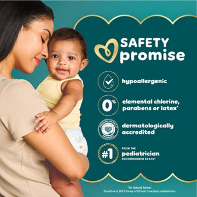 Pampers Swaddlers Newborn Diapers Size 1 - 164 Count - Image 4