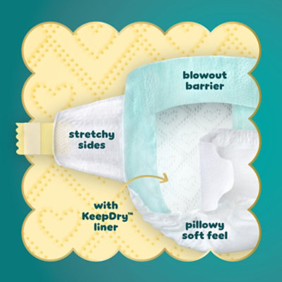 Pampers Swaddlers Newborn Diapers Size 1 - 164 Count - Image 3