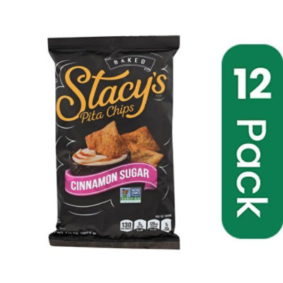 Stacy's Pita Chips Cinnamon Sugar - 7.33 oz (Pack of 12) - Image 1