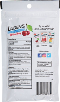 Ludens Throat Drop Wild Cherry - 25 Count - Image 5