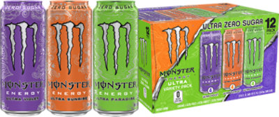 Monster Ultra Variety Pack - 12-16 Fl. Oz. - Image 1