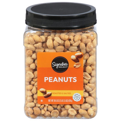 Signature SELECT Peanuts Oil Roasted And Salted - 34.5 Oz.