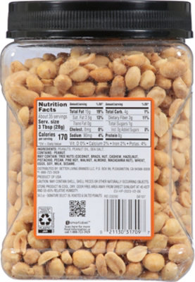 Signature SELECT Peanuts Oil Roasted And Salted - 34.5 Oz. - Image 6