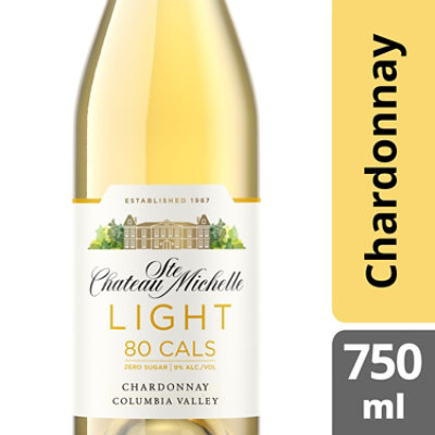 Chateau Ste Michelle Light Chardonnay Wine - 750 Ml - Image 1