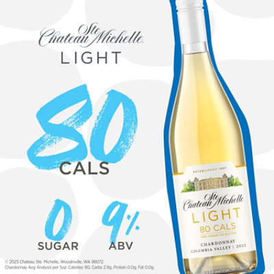 Chateau Ste Michelle Light Chardonnay Wine - 750 Ml - Image 5