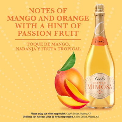 Cooks Mango Mimosa Wine - 750 Ml - Image 3