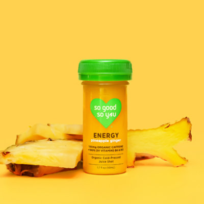 So Good So You Organic Organic Energy Pineapple Ginger Juice Shot - 1.7 Fl. Oz. - Image 6