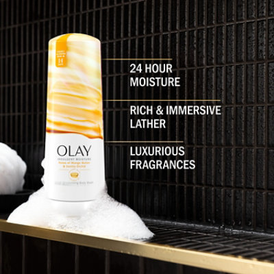 Olay Indulgent Moisture Mango Butter And Vanilla Orchid Body Wash - 20 Fl. Oz. - Image 3