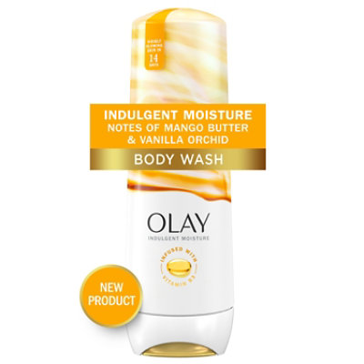 Olay Indulgent Moisture Mango Butter And Vanilla Orchid Body Wash - 20 Fl. Oz. - Image 1