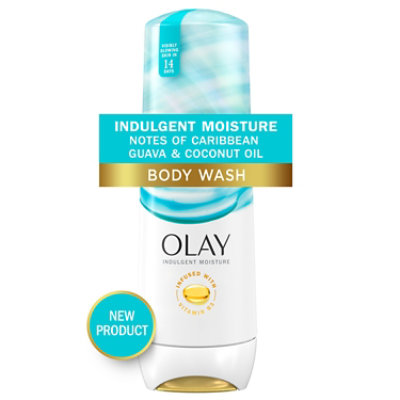 Olay Indulgent Moisture Caribbean Guava And Coconut Oil Body Wash - 20 Fl. Oz. - Image 1