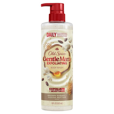 Old Spice Gentlemans Blend Exfoliating Body Wash Brown Sugar And Cocoa Butter - 18 Fl. Oz. - Image 1