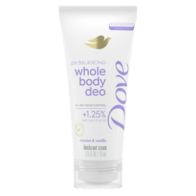 Dove Deodorant Stick Wholebody Deo Cream Coconut And Vanilla - 2.5 Oz. - Image 1