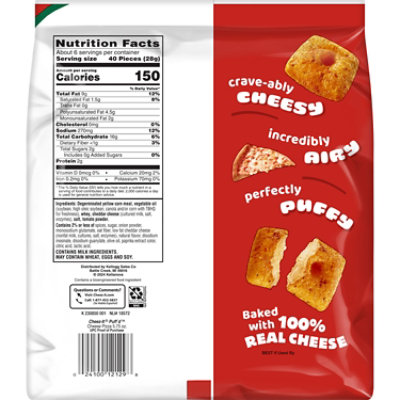 Cheez-It Puffd Cheesy Baked Snacks Cheese Pizza Puffed Snack Crackers - 5.75 Oz - Image 8