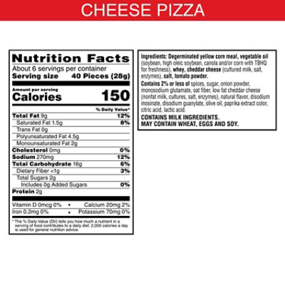 Cheez-It Puffd Cheesy Baked Snacks Cheese Pizza Puffed Snack Crackers - 5.75 Oz - Image 6