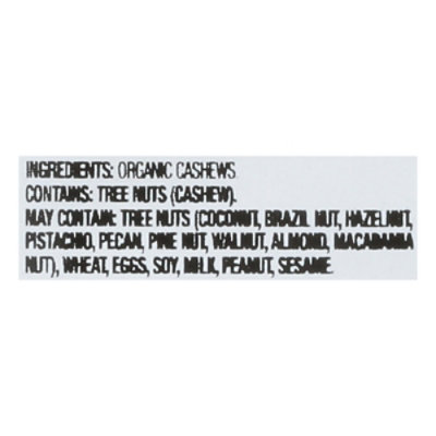 O Organics Cashews Unsalted - 6.5 Oz - Image 4