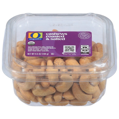 O Organics Cashews Roasted And Salted - 6.5 Oz - Image 2