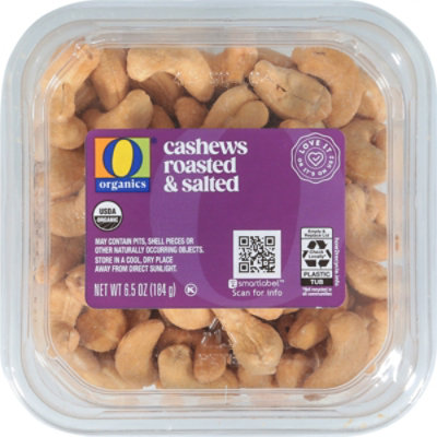 O Organics Cashews Roasted And Salted - 6.5 Oz - Image 1