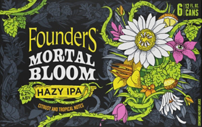 Founders Mortal Bloom In Cans - 6-12 Fl. Oz. - Image 4