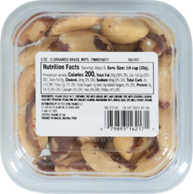 O Organics Brazil Nuts - 6 Oz. - Image 6