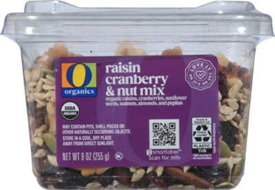 O Organics Raisin Cranberry And Nut Mix - 9 Oz. - Image 2