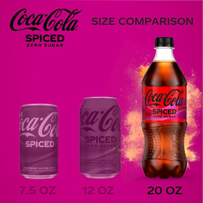 Coca Cola Spiced Zero Sugar - 20 Fl. Oz. - Image 5