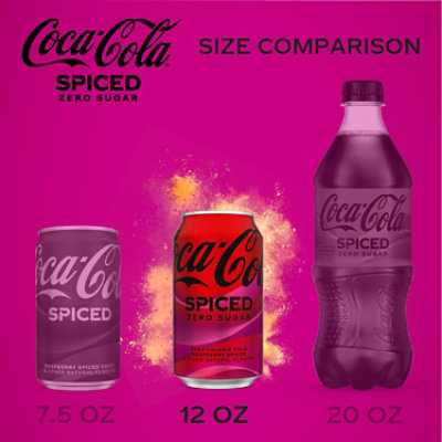 Coca Cola Spiced Zero Sugar - 12-12 Fl. Oz. - Image 5