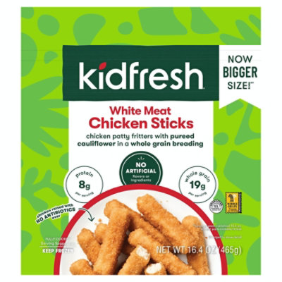 Kidfresh White Meat Chicken Sticks, 164 Ounce (Pack of 6) - Image 1
