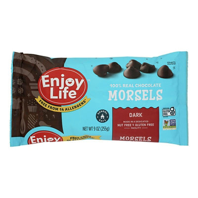 Enjoy Life Baking Chocolate Morsels Dark Gluten Free - 9 oz (Pack of 12) - Image 1