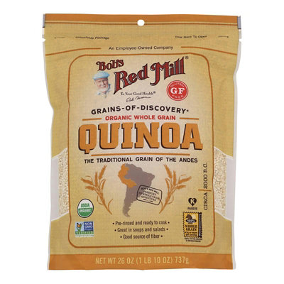 Bob's Red Mill Organic Whole Grain Gluten Free Quinoa - 26 oz (Pack of 4) - Image 1
