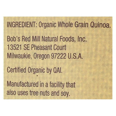 Bob's Red Mill Organic Whole Grain Gluten Free Quinoa - 26 oz (Pack of 4) - Image 3