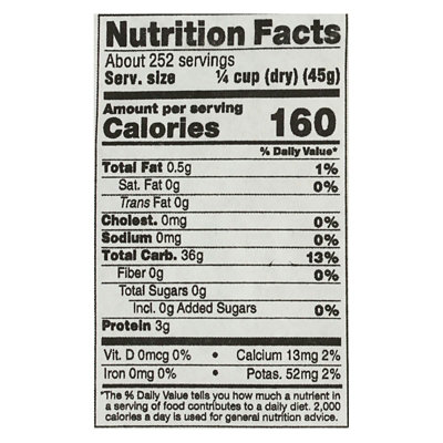 Lundberg Family Farms California White Basmati Rice - 25lb bag. - Image 2