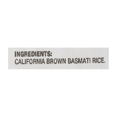 Lundberg Family Farms Brown Basmati Rice - 25 lb bag. - Image 3
