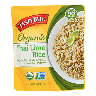 Tasty Bite Lime Rice Thai Organic - 8.8 oz (Pack of 6) - Image 1