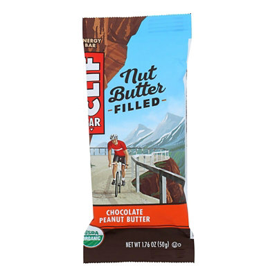 CLIF Energy Bar Nut Butter Filled Chocolate Peanut Butter Organic - 1.76 oz (Pack of 12) - Image 1