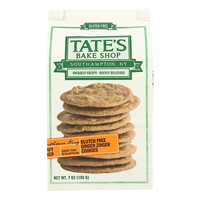 Tate's Bake Shop Cookies Gluten Free Ginger Zinger - 7 oz (Pack of 12) - Image 1