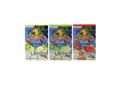 Margaritaville Singles to Go Drink Mix Ultimate Summer Variety Pack, 1 Strawberry Daiquiri, 1 Pina Colada, 1 Margarita, 1 CT - Image 2