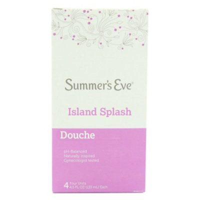 Summer's Eve Douche, Island Splash, 4 Units, 4.5 oz Each - Image 1