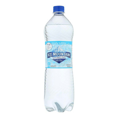 Ice Mountain - Sparkling Water - Simply Bubbles 33.8 fl. oz (Pack of 12) - Image 1